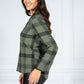 PAMELA SCOTT GREEN TARTEN BLOUSE