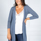 Lightweight Long Cardigan in Blue