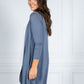 Lightweight Long Cardigan in Blue