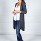 Lightweight Long Cardigan in Navy