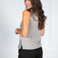 Lace Detail Cami in Silver Grey