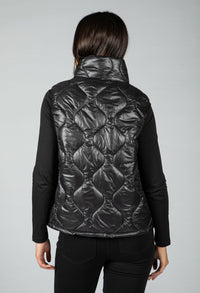 Quilted Gilet in Black