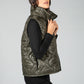 Quilted Gilet in Khaki