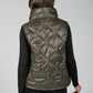 Quilted Gilet in Khaki