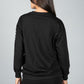 NEW YORK VARSITY CREW NECK JUMPER IN BLACK