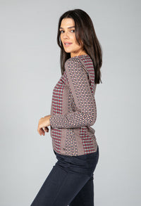 Geometric Printed Top