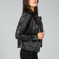 Faux Leather Biker Jacket-2