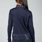 Zip-Up Sweatshirt in Navy