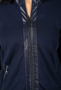 Zip-Up Sweatshirt in Navy