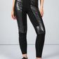 Faux Leather Sporty Leggings