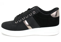 Laced Plain Front Trainer