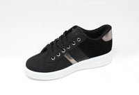 Laced Plain Front Trainer