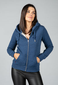 Navy Zip Hoodie