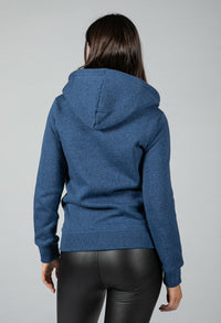 Navy Zip Hoodie