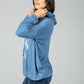 Soft Touch blue star hoodie