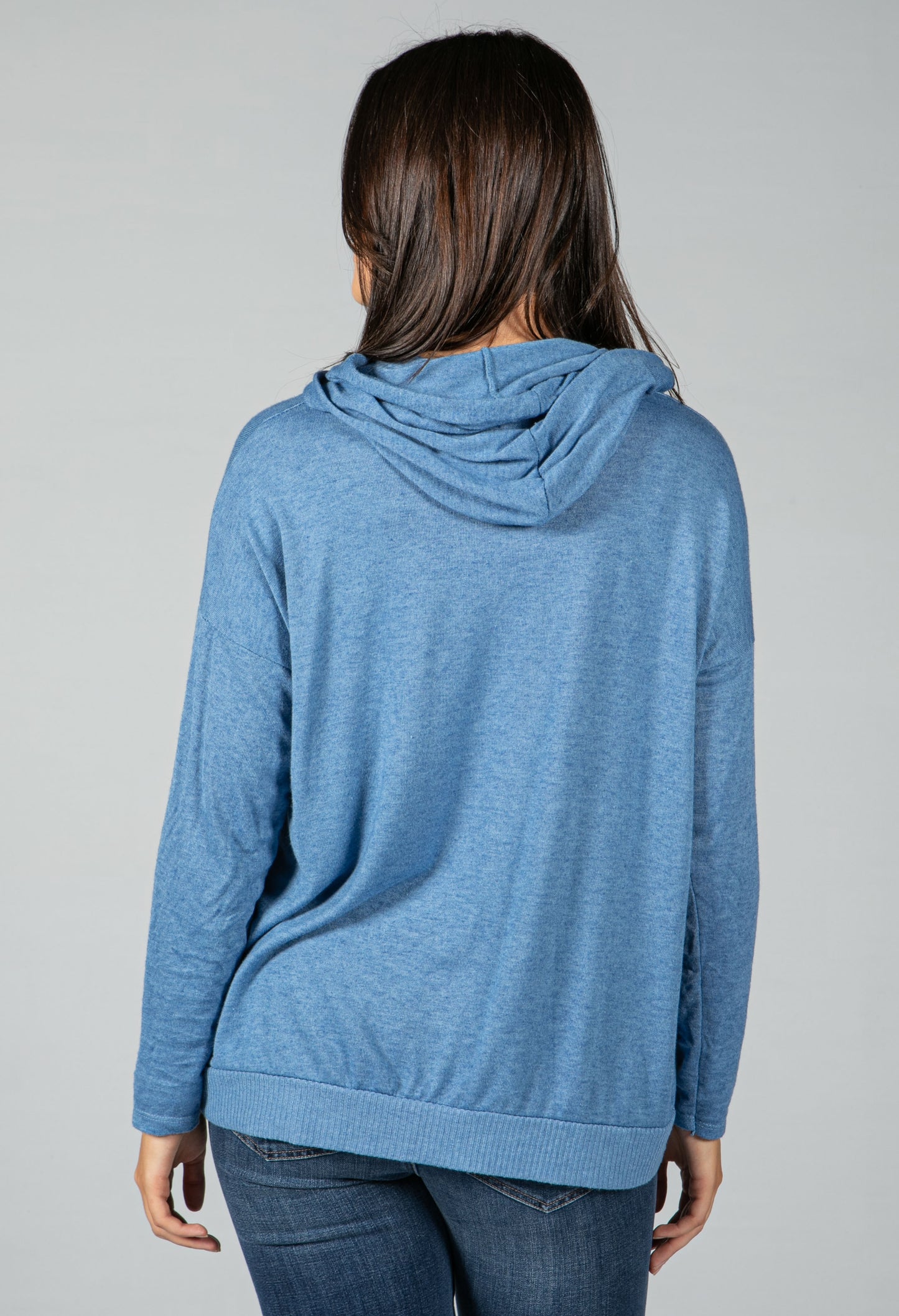 Soft Touch blue star hoodie