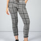 Charcoal Grey Check Trousers