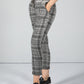 Charcoal Grey Check Trousers