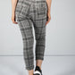 Charcoal Grey Check Trousers