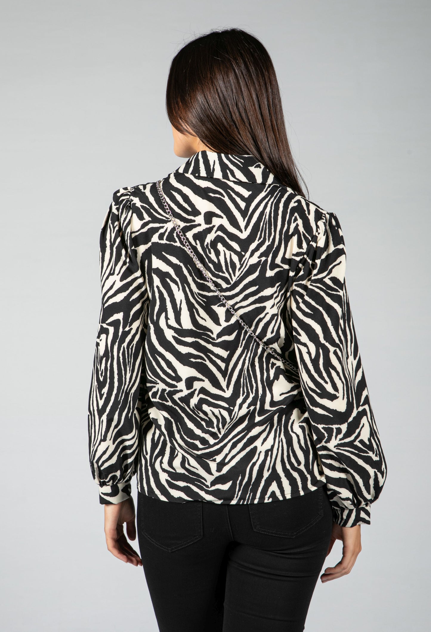 Zebra print Blouse with bag