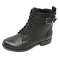 Leather Look Ankle Boot-1