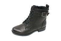 Leather Look Ankle Boot-1