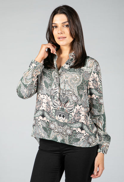 Paisley print Vintage Blouse