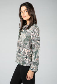 Paisley print Vintage Blouse