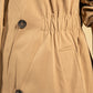 Double Breasted Trench Coat in Camel