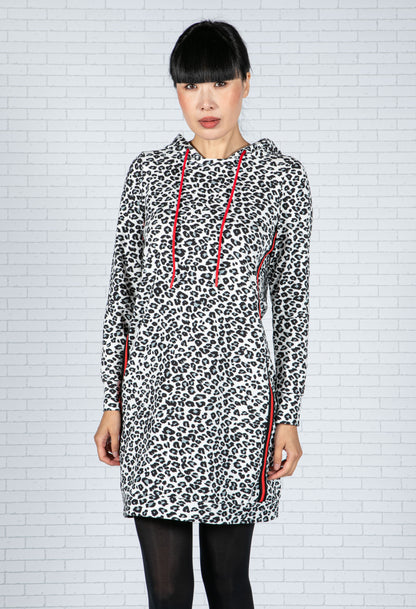 Snow Leopard Hooded Dress