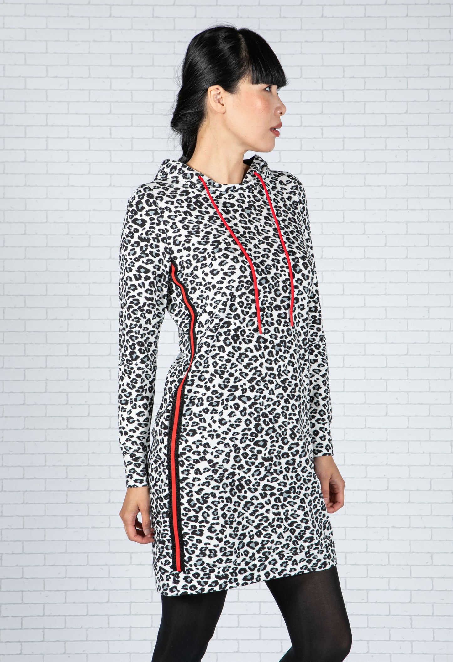 Snow Leopard Hooded Dress