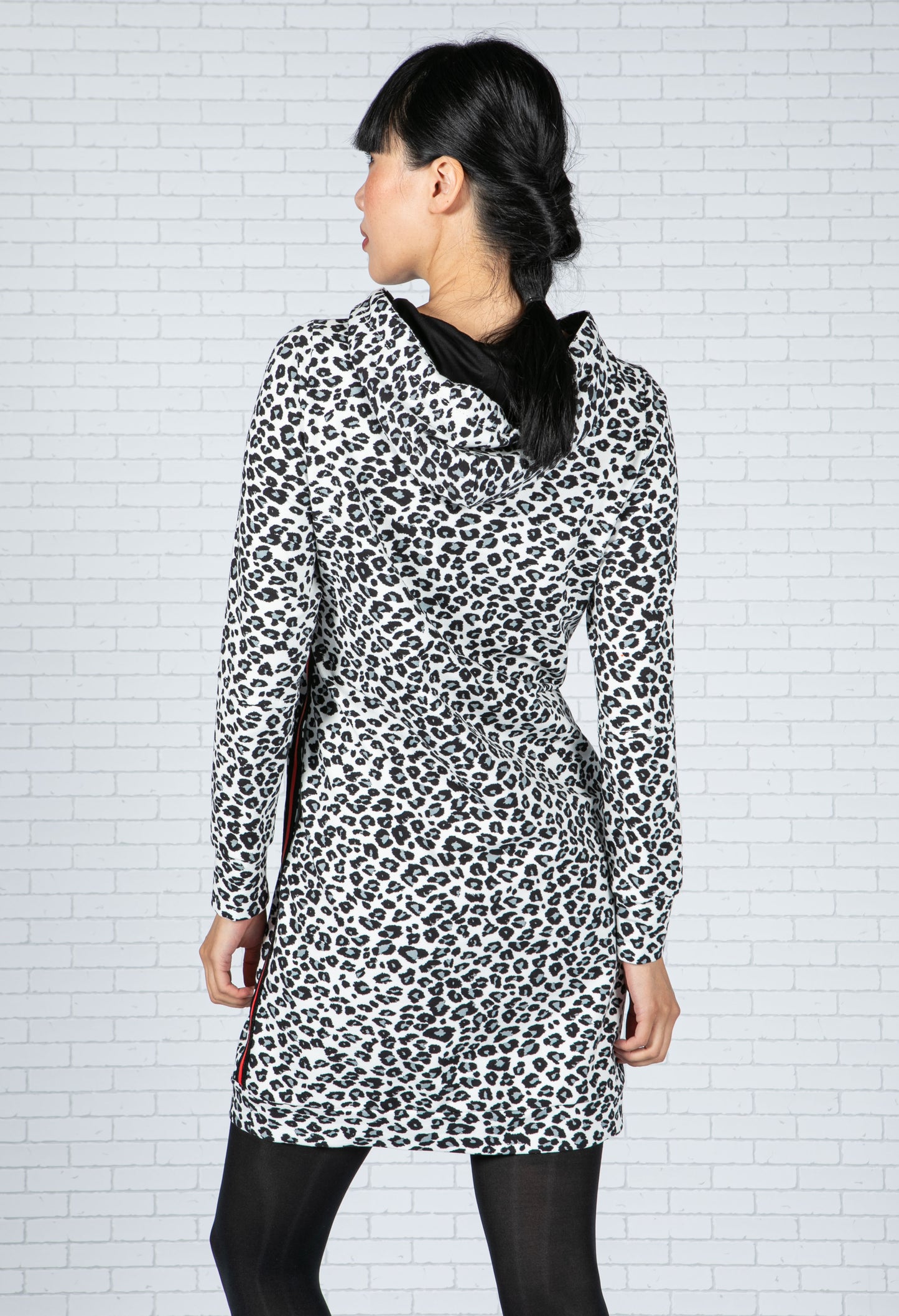 Snow Leopard Hooded Dress