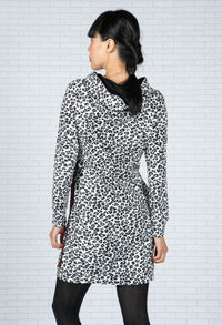 Snow Leopard Hooded Dress