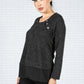 Black Pepper Knit Top with Under Shirt Detail