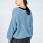 Powder Blue Relaxed Fit Cardi