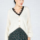 Cream Relaxed Fit Cardi