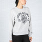 Crew Neck Graphic Sweatshirt in Grey