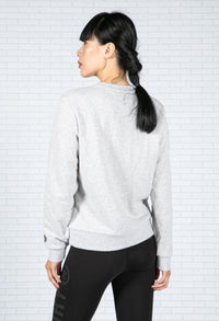 Crew Neck Graphic Sweatshirt in Grey