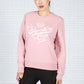 Crew Neck Graphic Sweatshirt in Rose