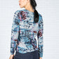 Super Soft Abstract Print Jumper