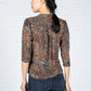 Paisley Print Blouse in Earth