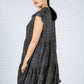 Dark Stripe Dress in Grey