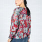 Floral Design Knit Top