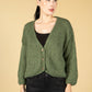 Moss Green RELAXED FIT CARDI