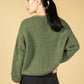 Moss Green RELAXED FIT CARDI