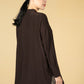 Finzena Long Blouse in Black