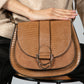 Faux Leather Camel Bag