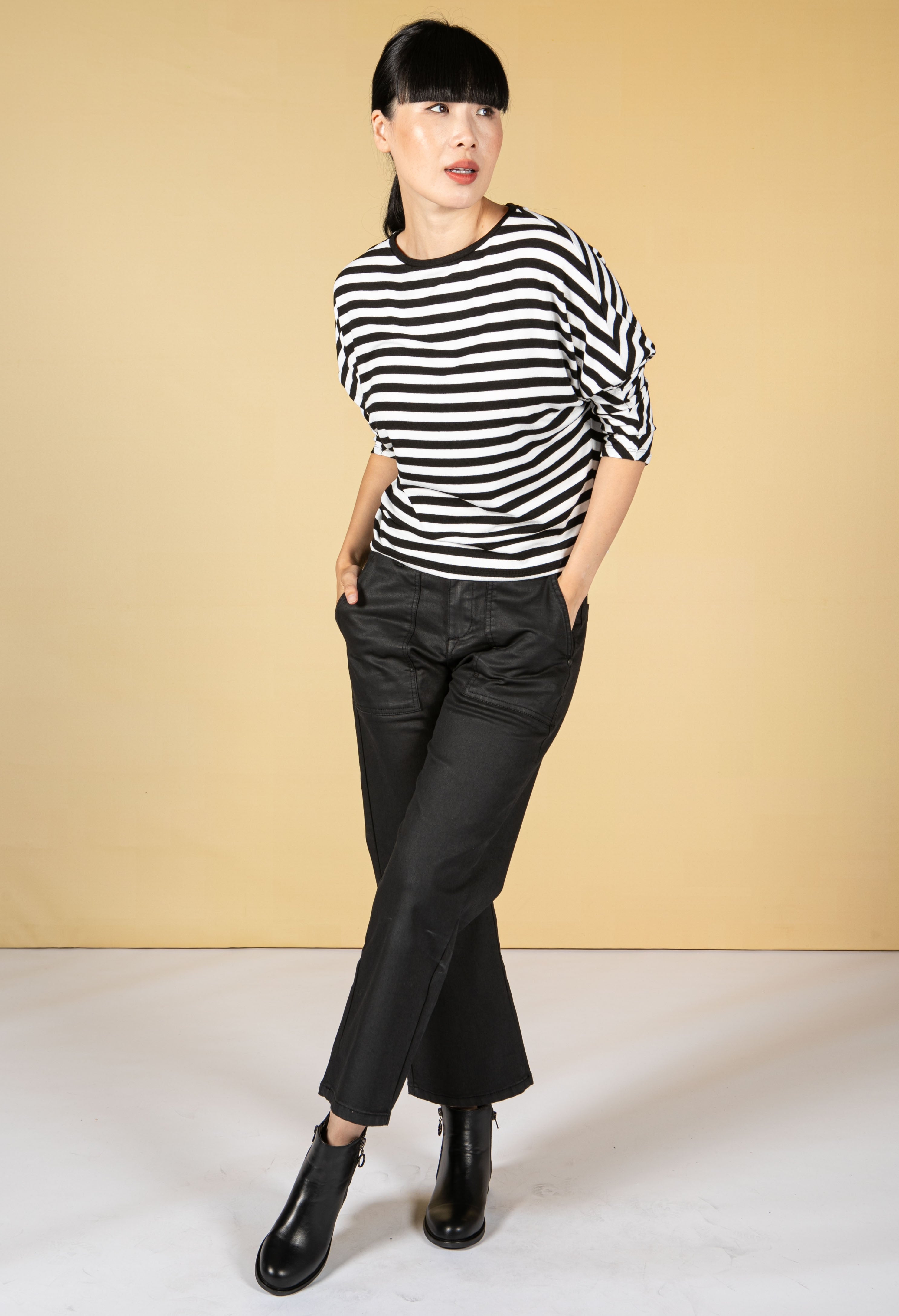 Matte coated jeans hotsell