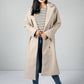 Cream Cocoon Long Coat