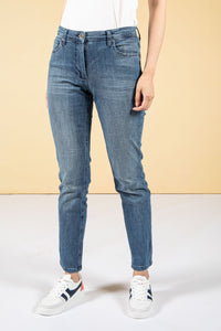 Straight Leg Basic Mid Wash Jeans